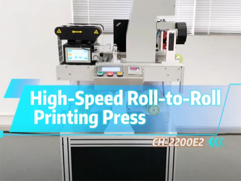 Roll to Roll Label Printing Machine